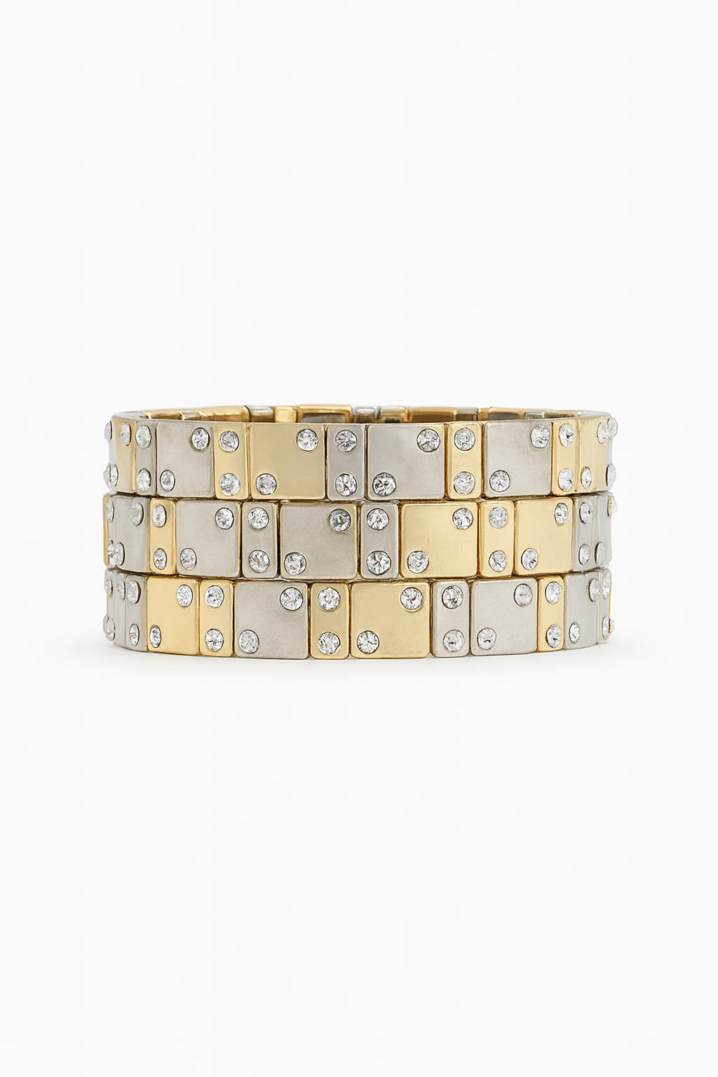 Selin stretchable bracelets (3 pieces) Golden