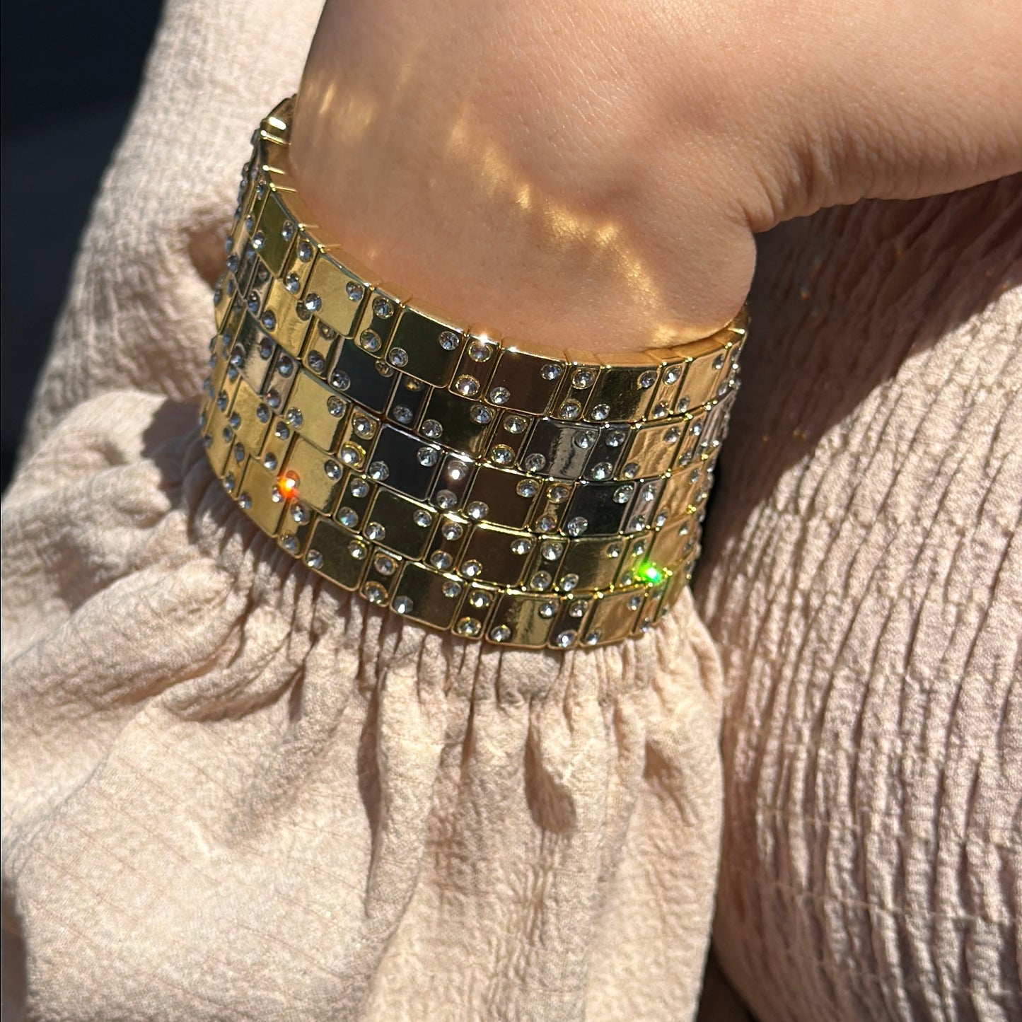 Selin stretchable bracelets (1piece) Golden