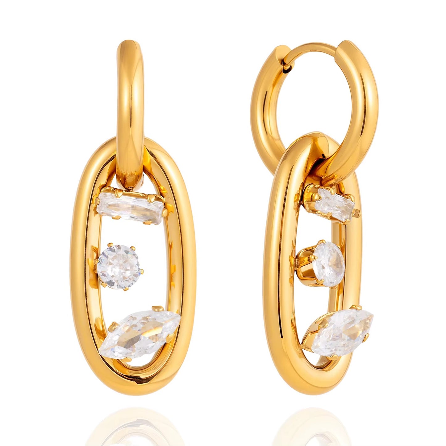 Jade earrings