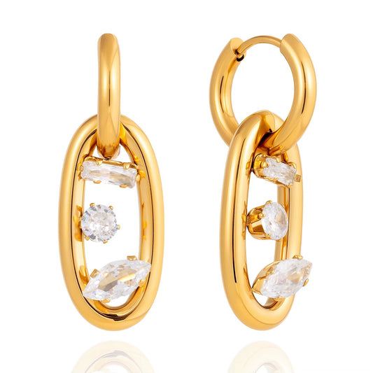 Jade earrings
