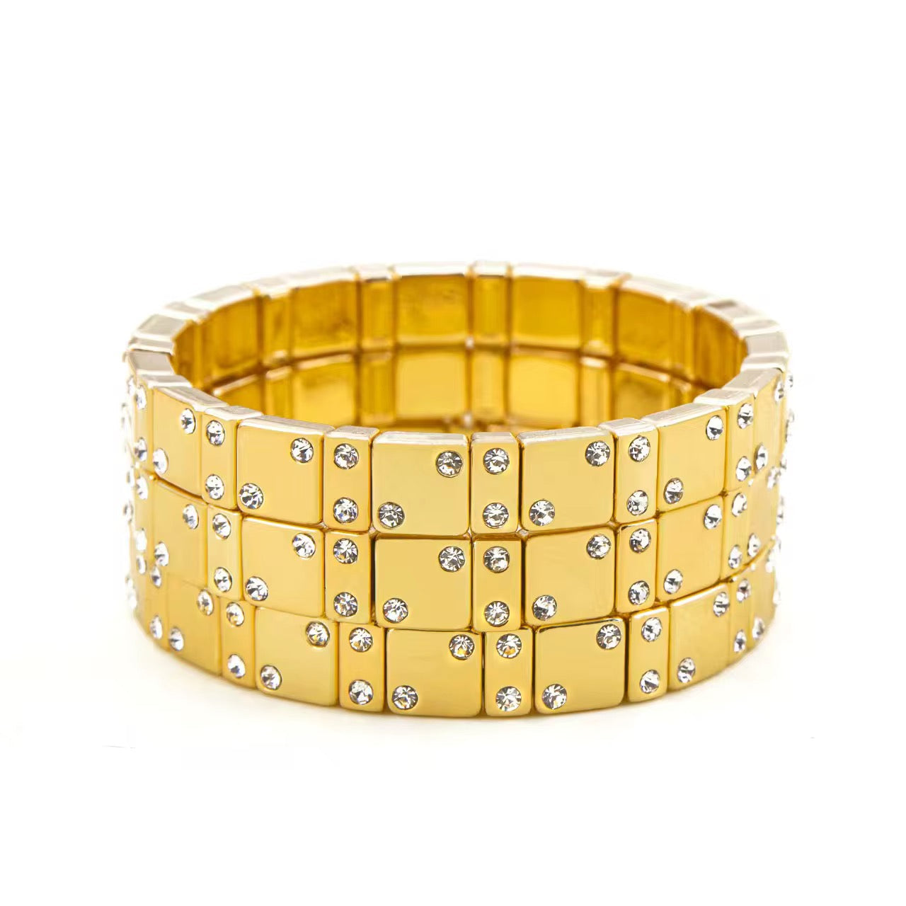 Selin stretchable bracelets (1piece) Golden