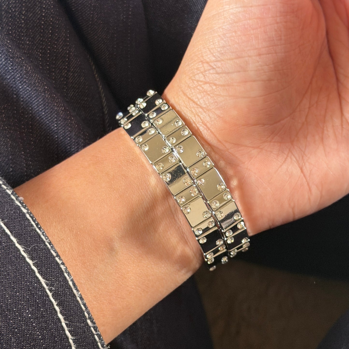 Selin stretchable bracelets (1piece) Golden