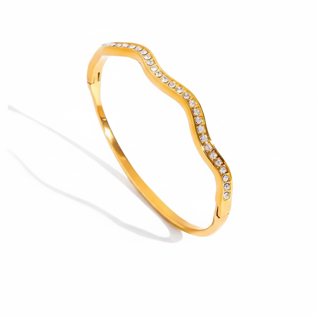 Darya wave bangle