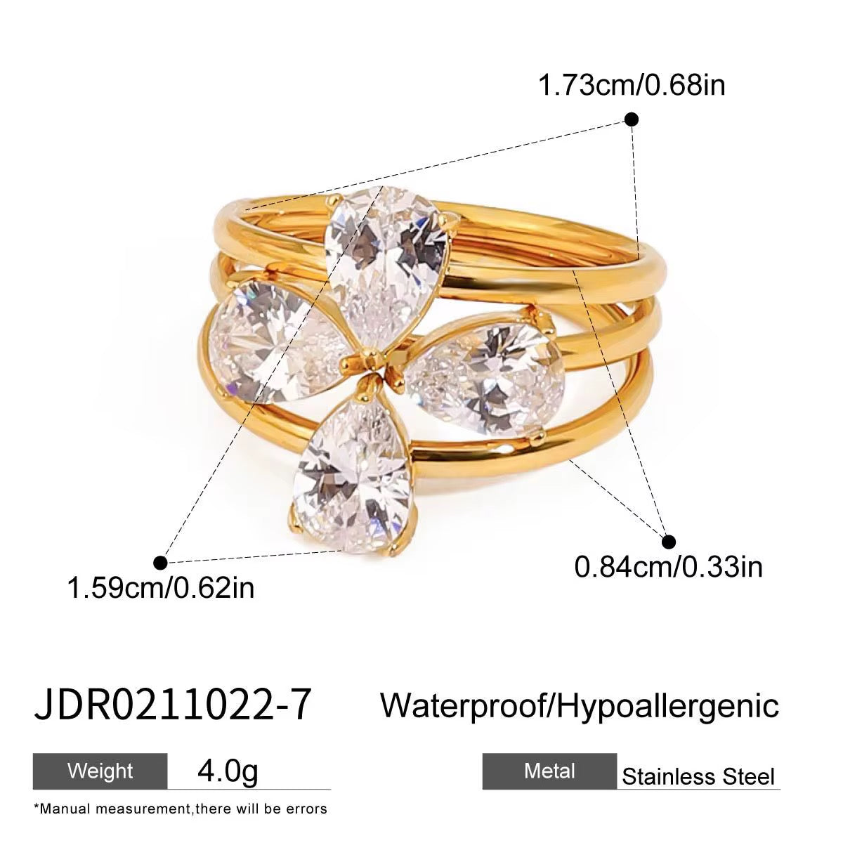 Hailey ring (set of 3)