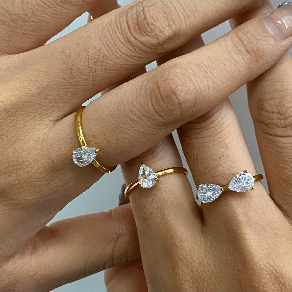 Hailey ring (set of 3)