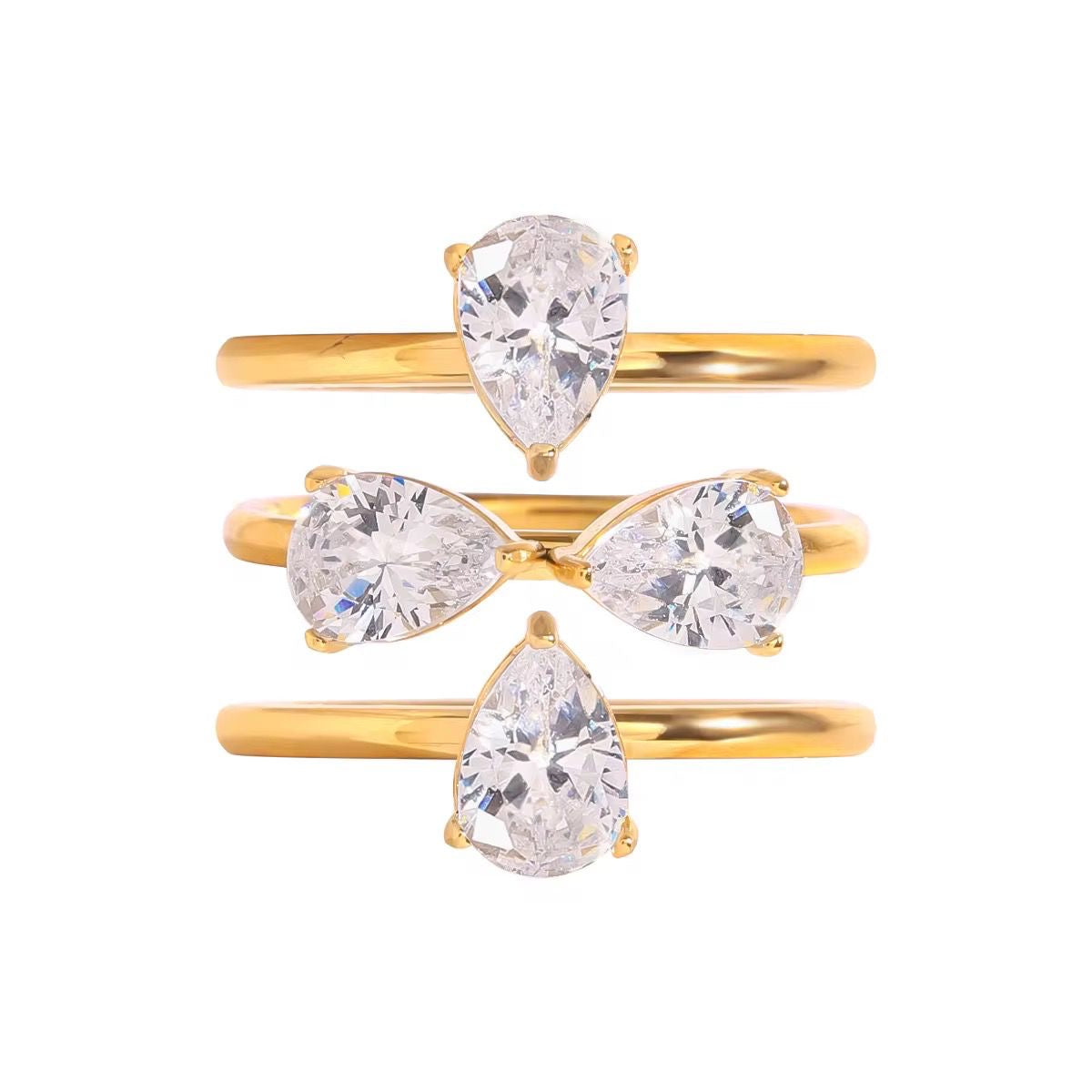 Hailey ring (set of 3)