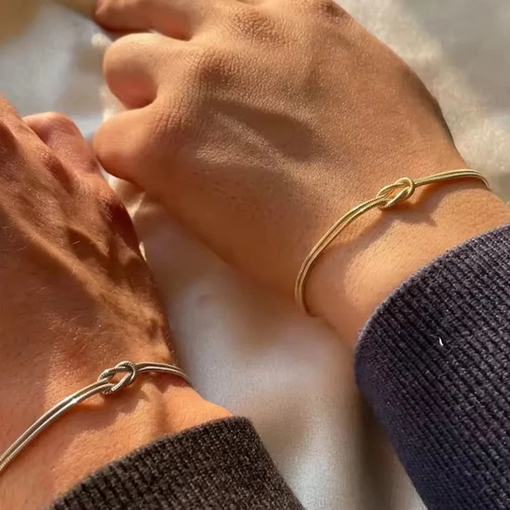 Infinity knot bracelets